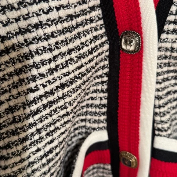 Maje "Visala" Tweed-Effect Matching Set - Picture 14 of 14